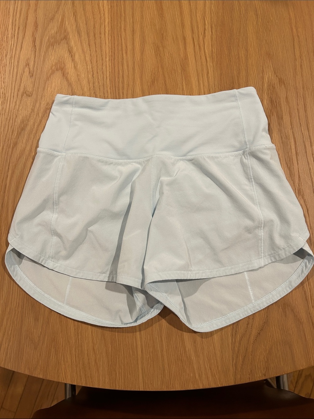 Lululemon Baby Blue Speed Up Running Short 2